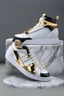 Placeholder: Elevate your 3D streetwear shoes with our exquisitely crafted collection. Each pair embodies elegance and luxury, boasting innovative features, luxurious embellishments, and a perfect blend of comfort and style. Inspiration to Hellenic Greece and marble material. Without background