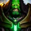 Placeholder: Ultra detailed fullbody Portrait in oil on canvas of heroes of the storm -Thrall,extremely detailed digital painting,ultrarealistic skin,intense stare, extremely detailed face, crystal clear eyes, mystical colors ,perfectly centered image, perfect composition, rim light, beautiful lighting,masterpiece ,8k, stunning scene, raytracing, anatomically correct, in the style of Ohrai Noriyoshi and robert e howard and Steve Jung and Wizyakuza and Simon Bisley and uncannyknack.