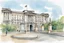 Placeholder: Urban sketch of Buckingham palace