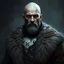 Placeholder: A bald grey-skinned nobleman with a renaissance coat fantasy grimdark realistic