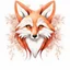 Placeholder: Beautiful Fox character drawing colored 3D