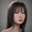 Placeholder: portrait only hitomi tanaka, long black hair, red dress, full body, 8k, highly realistic, octane render,