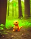 Placeholder: hyper realistic Charmander baby left in the woods,weird,otherworldly, real, vintage photograph,film set, 85mm lens, f/2.8 aperture