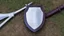 Placeholder: medieval sword and shield