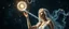 Placeholder: quantum vuvuzela greek god gandalf as a young woman floating transparent shiny slug notes in the weirder universe dna spiral sacred geometry storm