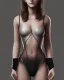 Placeholder: full body, emma watson identify face, black latex bodysuit , big busty , face, pintura, ,details,texture,8k quality, florest, Minimalism, Romanticism, Expressionism, Impressionism