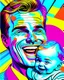 Placeholder: Papá feliz sonriente con su bebé mirándolo a los ojos felíz cuerpo completo colores contrastantes obra de arte arte pop impactante detallado hiperrealista 8k coherente