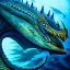 Placeholder: ultra detailed fullbody portrait of Leviathan the dragon of the sea underwater, extremely detailed digital painting, intrincate, extremely detailed face,crystal clear Big eyes, in the style of rafael sanzio, mystical colors , perfectly centered image, perfect composition, rim light, beautiful lighting, 8k, stunning scene, raytracing