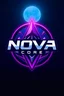 Placeholder: create me a logo for something called (nova core) for a gaming channel with the name in it