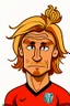 Placeholder: Rasmus Hojlund Footballer,cartoon 2d