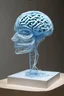 Placeholder: a sculpture made with wire and tissue paper as to represent in 3D aspects of neurographic art