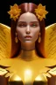 Placeholder: Flower, face,angel, blondie, beautiful place,amazing, cosmic, colors, planet, gold, realistic, photo real, stars night, detailed, high contrast, 8k high definition, unreal engine 5, extremely sharp detail, light effect, light background