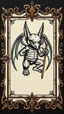 Placeholder: kobold card with ornate frame