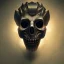 Placeholder: Mystery scary mask,Ambiance dramatique, dramatic lighting, volumetric lighting, hyperrealisme, 8k, high quality, lot of details, fit within portrait