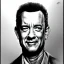 Placeholder: high-quality, fine-detail close-up pen and pencil sketch of tom hanks as forest gump, portrait, 8k resolution, intricate, digital art, detailed matte painting, photorealistic, volumetric lighting, Rafael Augusto, Juan Francisco Casas,