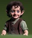 Placeholder: Frodo baggins toddler, full body, dramatic lighting, hyper realistic