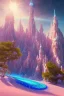 Placeholder: cascades of multicolored crystals, blue sky, cosmic and galactic ambiance, full of details, smooth, bright sunshine，soft light atmosphere, light effect，vaporwave colorful, concept art, smooth, extremely sharp detail, finely tuned detail, ultra high definition, 8 k, unreal engine 5, ultra sharp focus