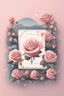 Placeholder: the logo of the dating square, pastel landscape with roses, romantic,