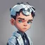 Placeholder: smart boy ai who is gonna take over the world. cartoon. profile picture