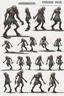 Placeholder: undead soul sprite for pixel game in the medieval style side view, all position, run jump, crouch. hyper-detailed. trending on artstation. --ar 9:16