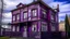 Placeholder: A purple mansion infected with mold painted by Edvard Munch