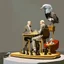 Placeholder: Putin, President Xi Of China And Joe Biden Play Chess With A Pigeon,Ufo And Atomic Bomb Mushroom Cloud,Complex Surgical Instruments Intermixed With A Newborn Boy,Minimalism,Painting By Adrian Ghenie,Rene Magritte,Pablo Picasso,Michelangelo,Salvador Dali,Lucian Freud