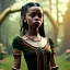 Placeholder: Full body, 3d render,kente scene, Jenna Ortega, Wednesday addams 1800's women style, 1800's hair style, 1800's women clothes style, hyper realistic, octane render, unreal engine 5, 8k, palace background, uhd