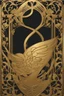 Placeholder: rectangular gold delicate art nouveau book cover