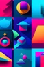 Placeholder: Animated software shapes used as wallpapers
