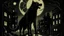 Placeholder: "Vintage Hollywood Horror Elegance: Design a classic film poster in captivating film noir style, featuring a menacing werewolf bathed in moonlight. The eerie glow illuminates a Gothic cityscape backdrop. Deliver a chilling sense of terror and suspense with chilling details, enhancing the old-world mystique of both beast and setting."