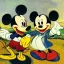 Placeholder: Mickey Mouse and Donald Duck by Van Gogh