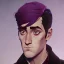 Placeholder: Portrait of a 30 year old warlock like Jake Gyllenhaal, Sherlock Holmes and Mary Poppins