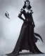 Placeholder: old evil queen in black leather gown, volouptous, busty, cleavage, angry, emperious, 8k resolution concept art portrait by Greg Rutkowski,