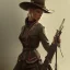 Placeholder: girl old west dress.intricate detail,.Style,by red dead redemption by andrea bonelli,by Jean Baptiste Monge.