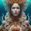 Placeholder: high-quality, fine-detail portrait of gorgeous, stunning goddess with octopus as hair, coral reef exoskeleton, underwater, 8k resolution, 3D octane render, intricate, digital art, detailed matte, volumetric lighting, George Grie, Anne Dittman, Anne Stokes, Lisa Parker, Selina French,