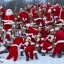 Placeholder: santa army fighting reindeer army