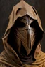 Placeholder: wizard mask light brown hood desert armor smoke knight scimitar warrior swords