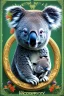 Placeholder: a circular sign with a koala in the middle