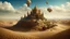 Placeholder: progressive rock music album featuring desert and castle floating in the sky