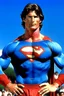 Placeholder: extremely muscular, short, curly, buzz-cut, military-style haircut, pitch black hair, Paul Stanley/Elvis Presley/Pierce Brosnan/Jon Bernthal/Sean Bean/Dolph Lundgren/Keanu Reeves/Patrick Swayze/ hybrid, as the extremely muscular Superhero "SUPERSONIC" in an original patriotic red, white and blue, "Supersonic" Super suit with with an America Flag Cape,