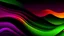 Placeholder: Red yellow green purple color gradient wave background on black, grainy texture effect, copy space