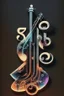 Placeholder: Musical instruments wallpaper with ES logo