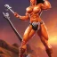 Placeholder: illustration dnd icelandic female bodybuilder barbarian by adrian smith ted nasmith boris vallejo