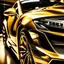 Placeholder: luxury gold sports car close up