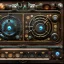 Placeholder: steam punk machine dashboard