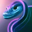 Placeholder: A portrait of snake ,atmospheric, realistic, cinematic lighting, pink blue light, 8k, galactic atmosphere, flowers