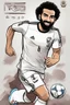 Placeholder: Mohamed Salah Egyptian soccer player r Carton 2d