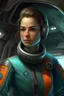 Placeholder: Donna capitano di astronave interspaziale