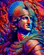 Placeholder: Alexander the Great finely intricate hyper-detailed ink art complementary colors full body 8k artwork