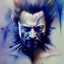 Placeholder: Wolverine, watercolor illustration by <agnes cecile> <Yoji Shinkawa> darkblue tones,intricate detail , soft smooth lighting, soft pastel colors,